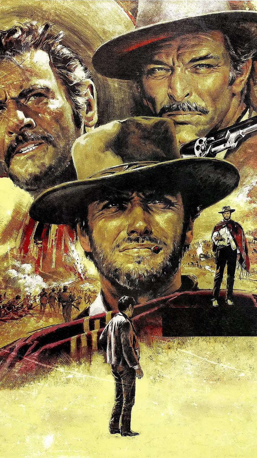 The Good, the Bad and the Ugly, the quiet man HD phone wallpaper