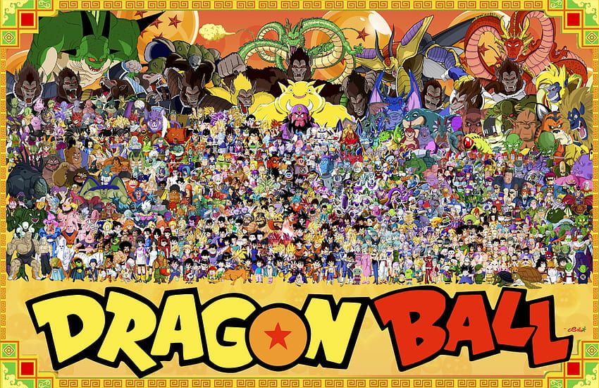 Dragon Ball Z Всички герои, драконова топка z герои HD тапет