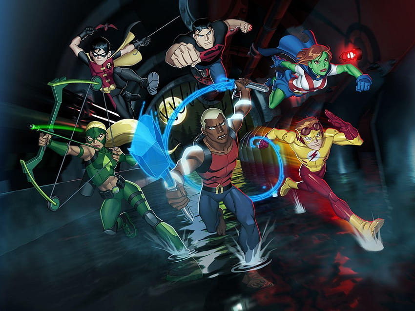 Young Justice Group HD wallpaper