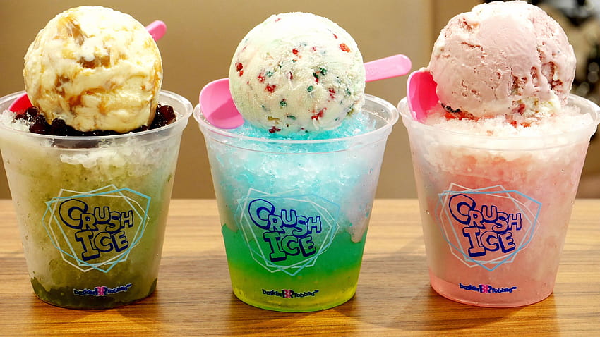 Colorful shaved ice, cream ball, dessert, summer cold drinks, creative ice cream HD wallpaper