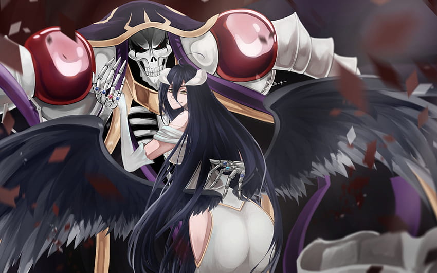 Anime Overlord Overlord Albedo Ainz Ooal Gown Fondo de Pantalla [2835x1701] for your , Mobile & Tablet, albedo overlord HD wallpaper