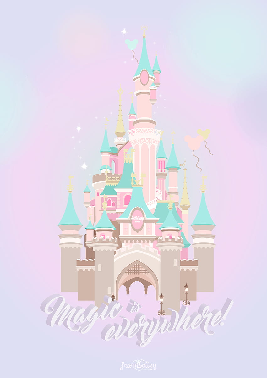 Pastel Disney Estetiği, sevimli disney estetiği HD telefon duvar kağıdı