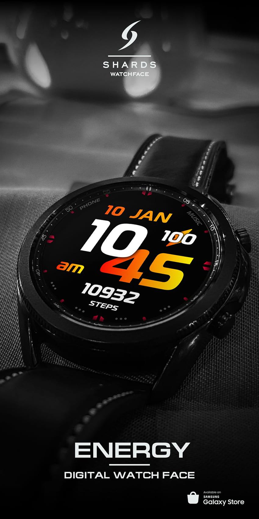 Fajna tarcza zegarka do zegarka Samsung Tapeta na telefon HD