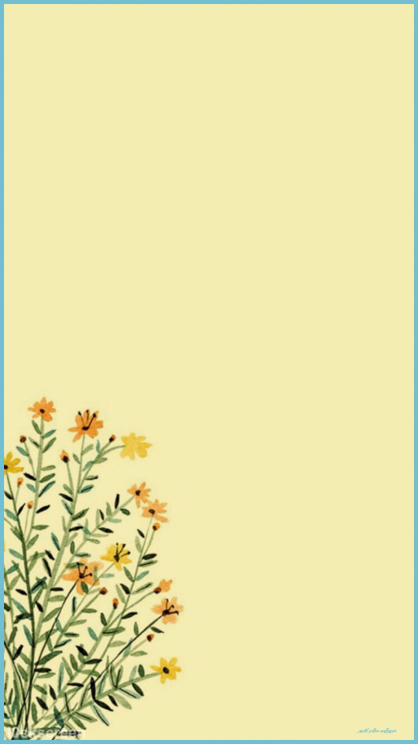 Kuning Pastel Sederhana, kuning pucat wallpaper ponsel HD