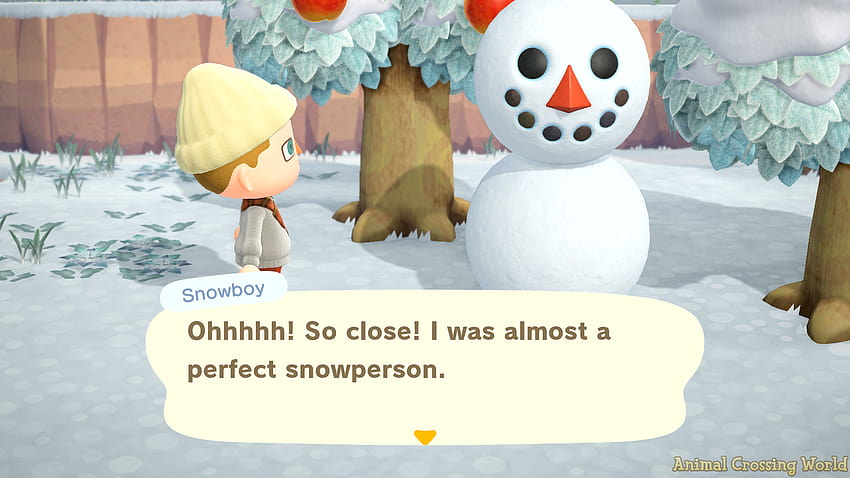 How To Build A Perfect Snowboy / Snowman Every Time Guide In Animal Crossing: New Horizons HD wallpaper