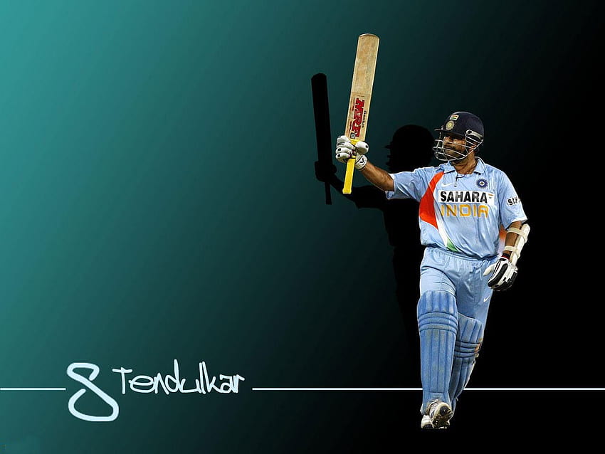Download The 'God of Cricket' Sachin Tendulkar Wallpaper | Wallpapers.com