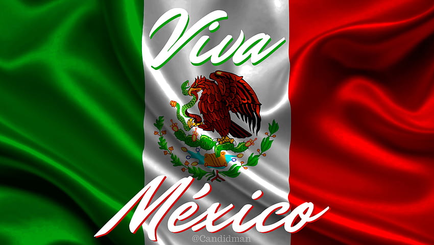 Mexikanische Flagge, Viva Mexiko HD-Hintergrundbild
