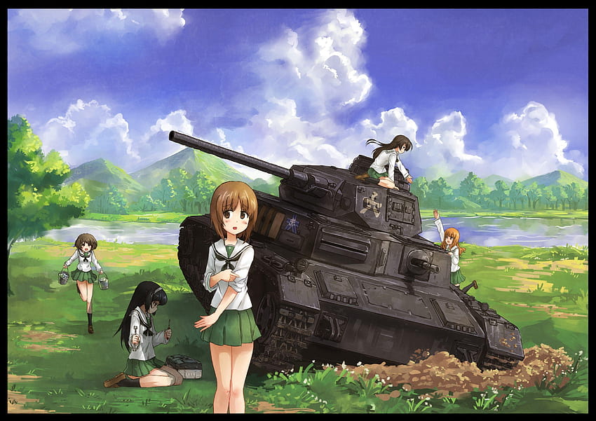 Girls Und Panzer, Katyusha HD wallpaper