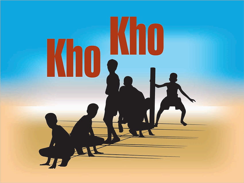 Kho Kho Spiel HD-Hintergrundbild