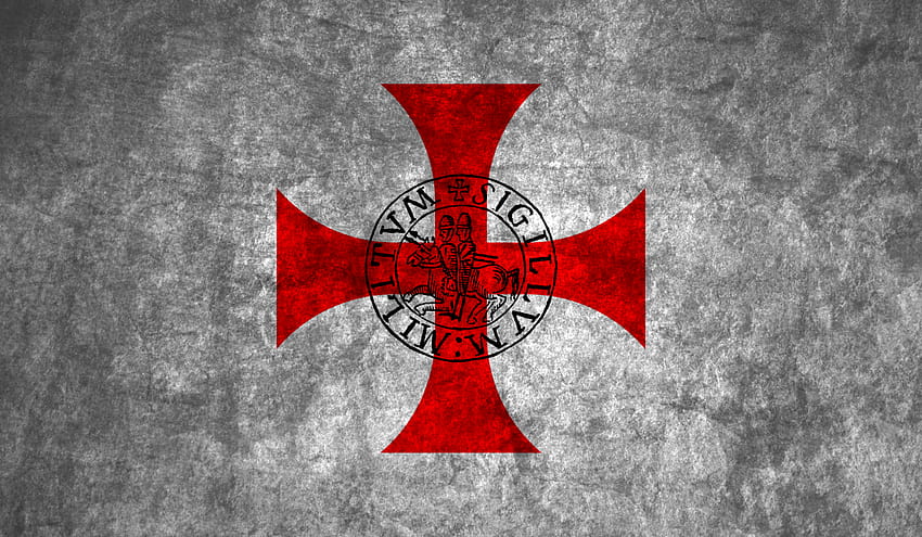 Gruppo dei Cavalieri Templari, croce crociata Sfondo HD
