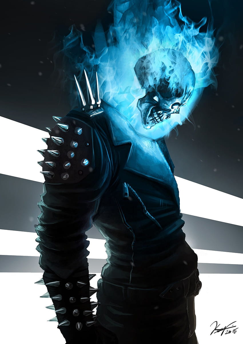 Ghost Rider, der verrückte Engel, Kenny Mok HD-Handy-Hintergrundbild