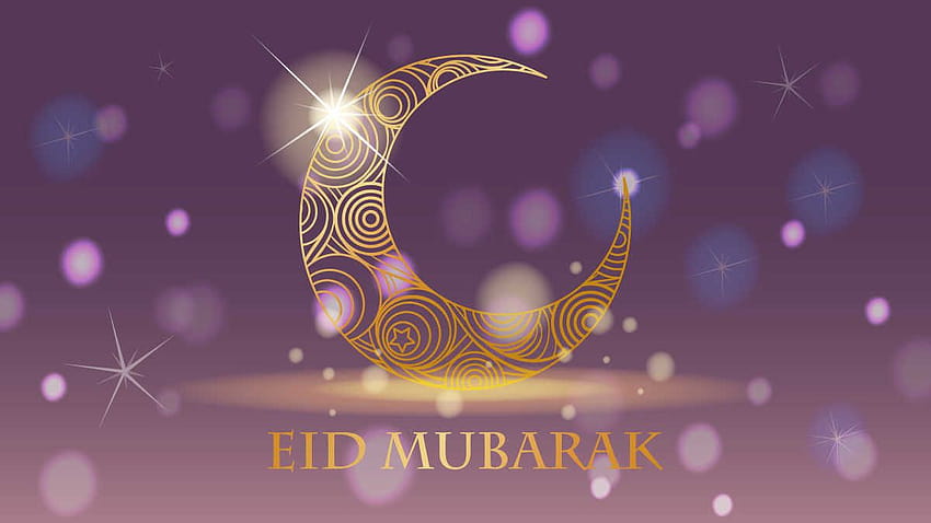 Happy Eid Mubarak 2020, simple eid mubarak wishes HD wallpaper