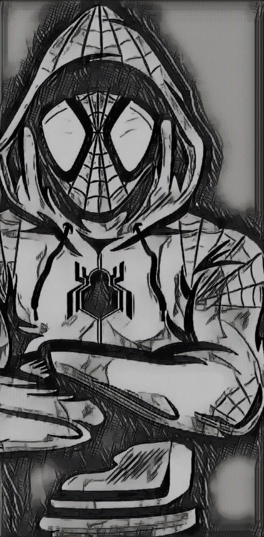 spider man drawings HD phone wallpaper