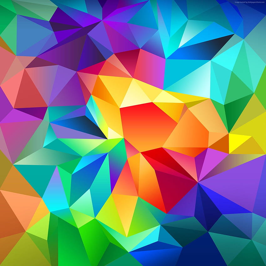 polygon , OS: polygon, android, triangle HD phone wallpaper