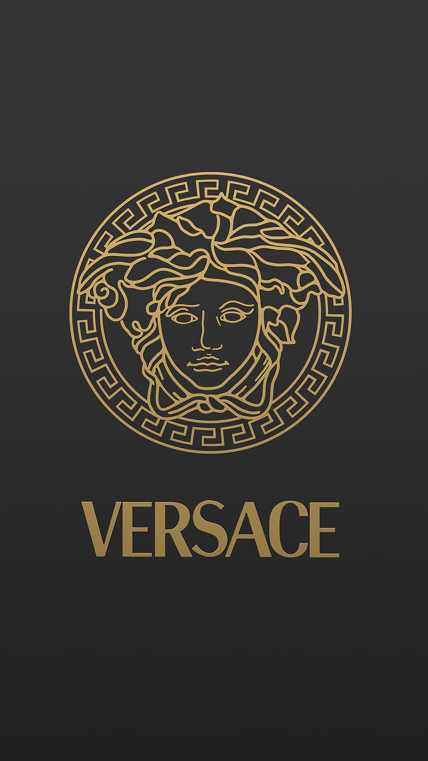 Versace – Android i iPhone, logo Versace Tapeta na telefon HD