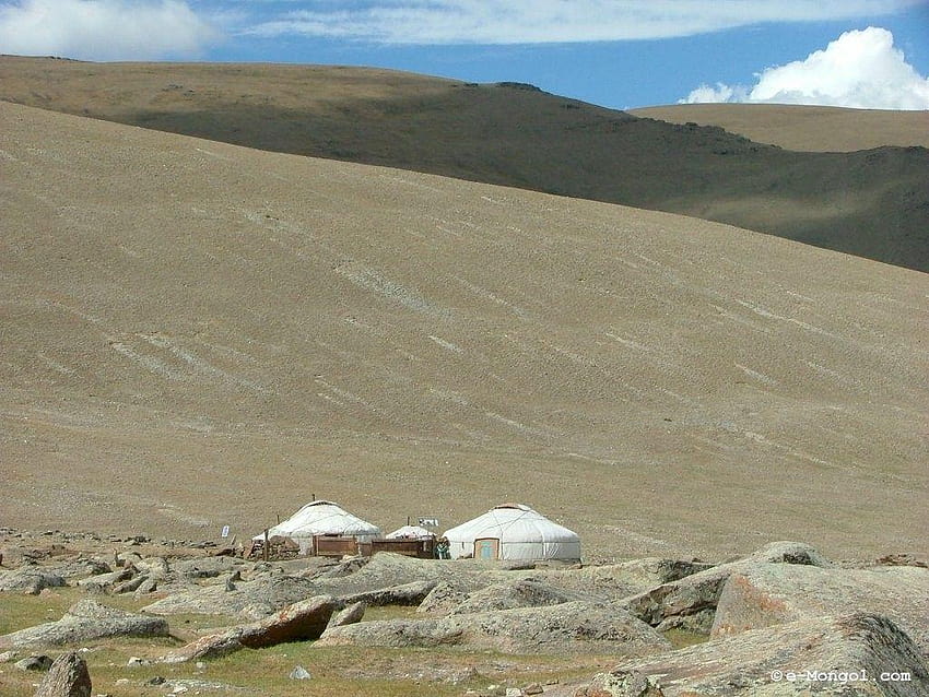 Living in a Ger Mongolia HD wallpaper