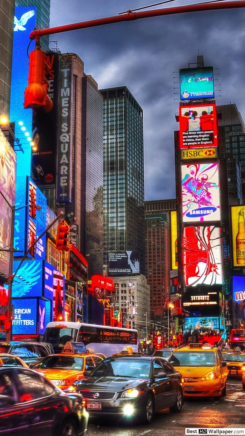 Times Square in Manhattan HD phone wallpaper | Pxfuel