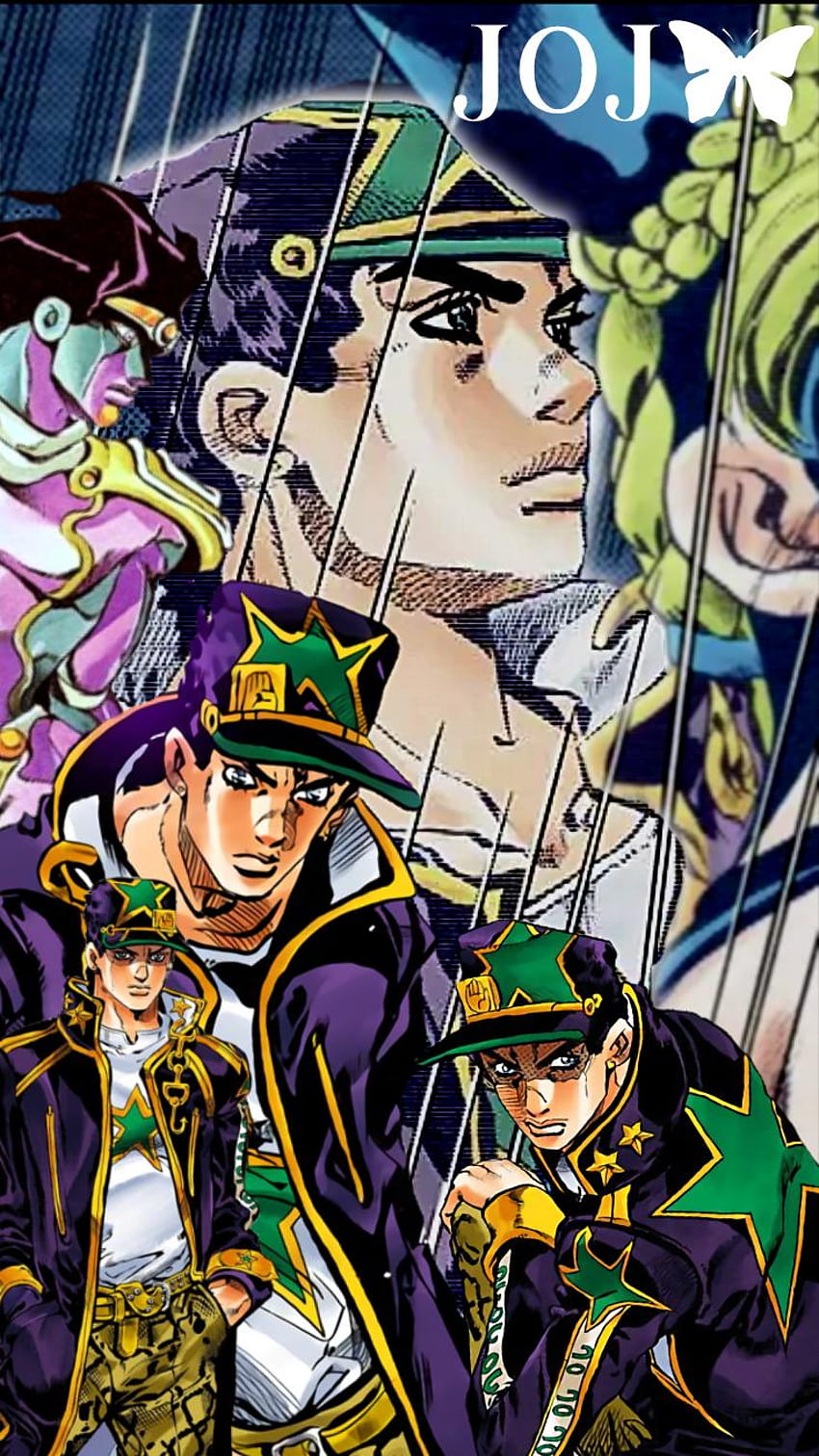 Star and Stone, jjba, jojo bizarre adventure, stone ocean, star platinum,  stone, HD phone wallpaper