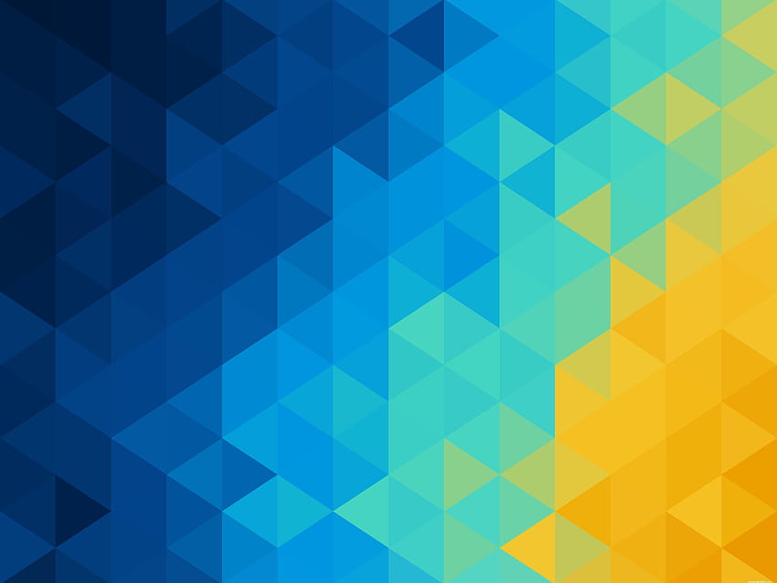 Abstract Blue Yellow, Abstract, blue and yellow HD wallpaper