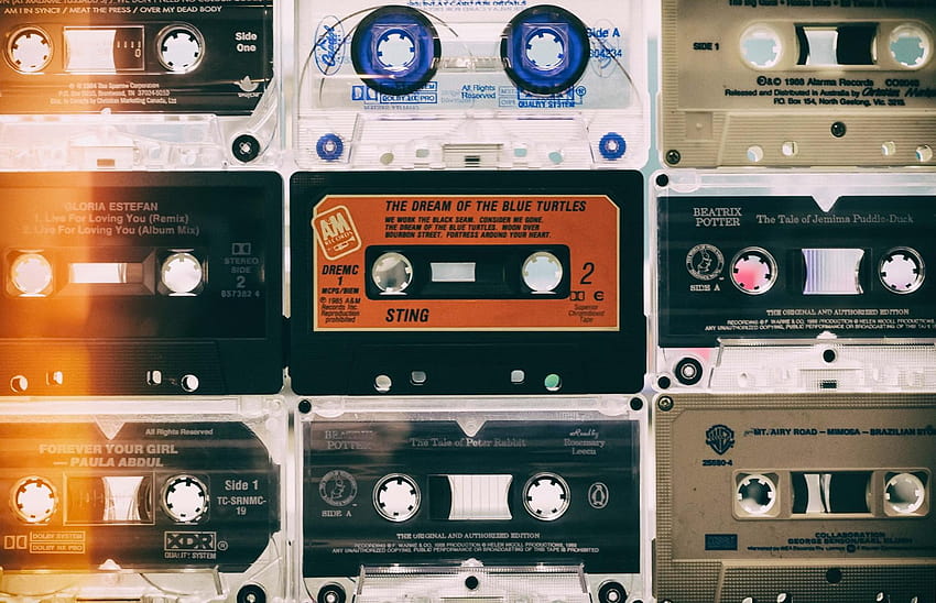 Cassette Vintage, cassette rétro Fond d'écran HD