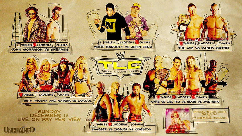 Movie WWE TLC Tables Ladders  Chairs 2012 HD Wallpaper