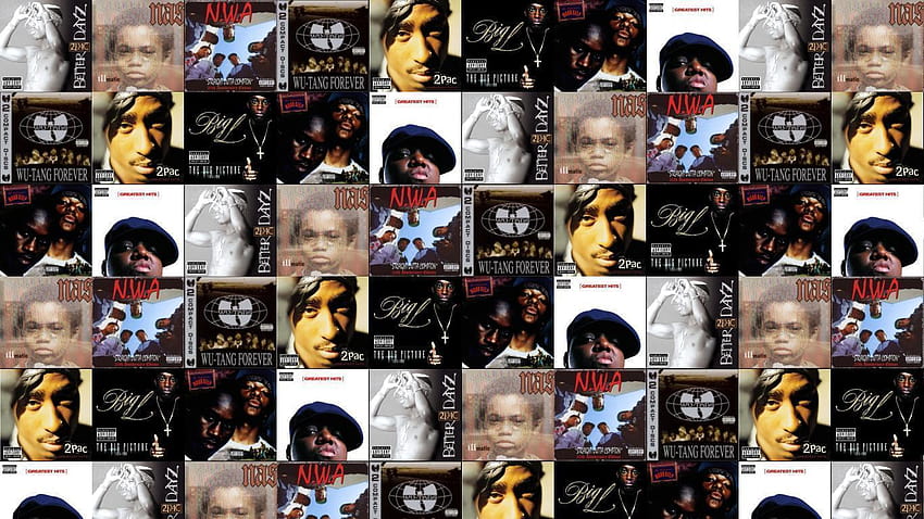 Tupac Better Dayz Nas Illmatic Nwa « Tiled, コンプトン 高画質の壁紙