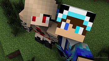 Do a minecraft wallpaper with your skin by Jddu46