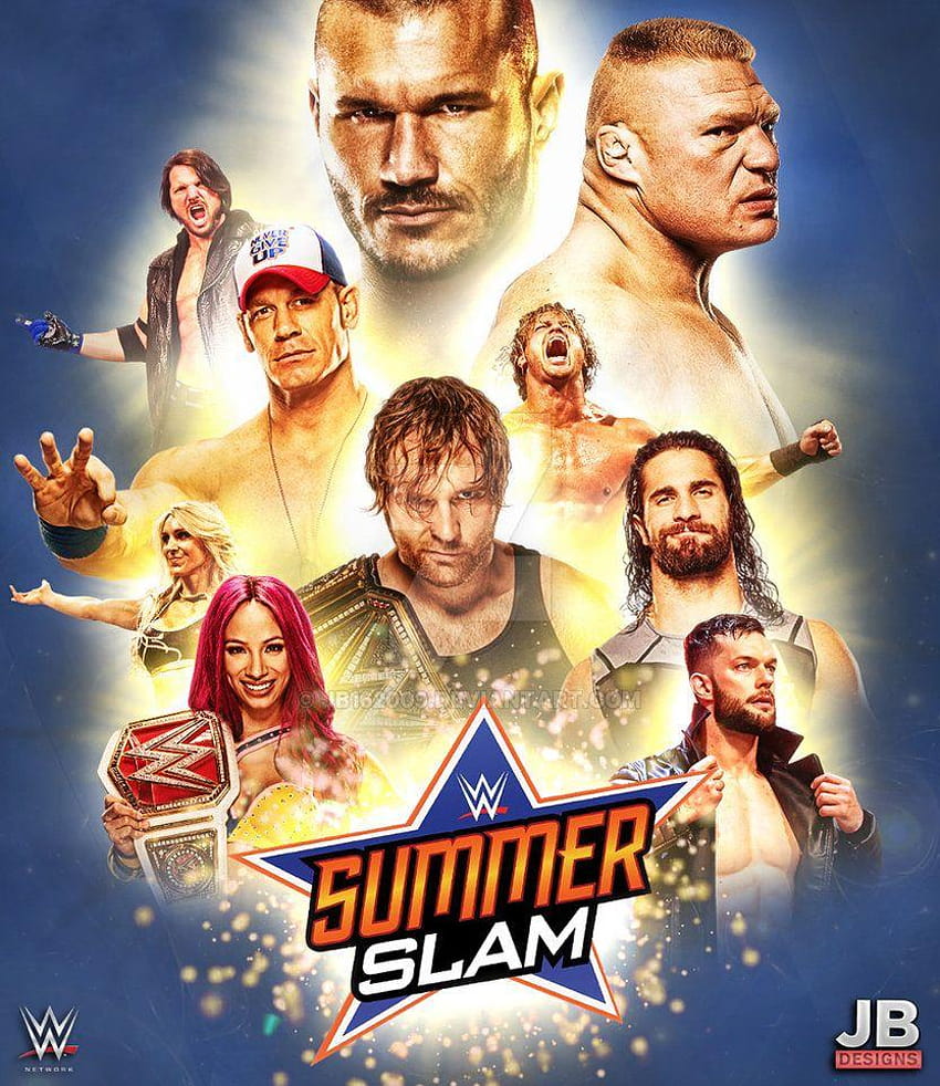 WWE Summerslam 2016 *FAN ART* Poster by Jb162009, wwe summerslam logo ...