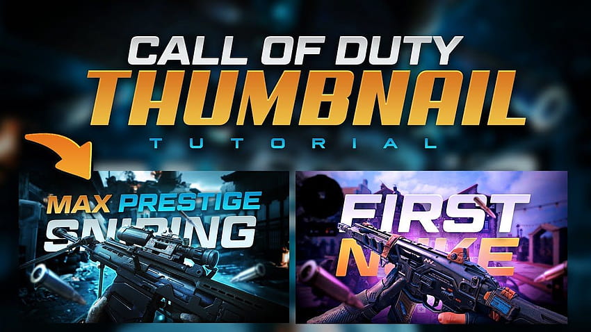 Call Of Duty Thumbnail Tutorial, call of duty mobile thumbnail HD wallpaper