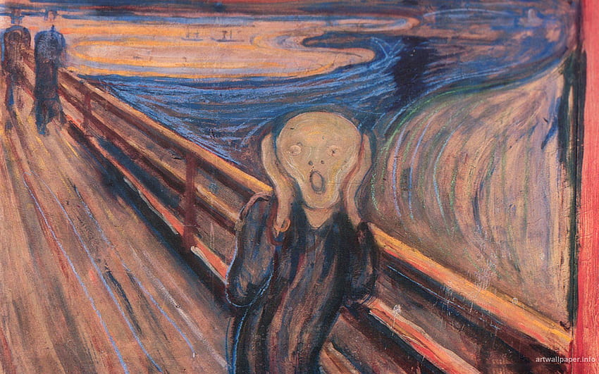 Edvard Munch The Scream , 배경 HD 월페이퍼