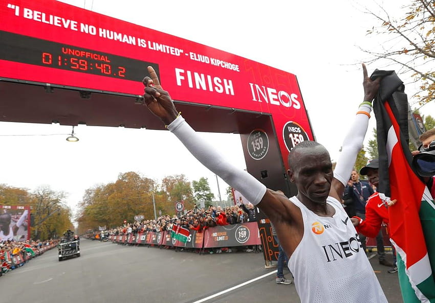 ] Eliud Kipchoge makes history in Ineos challenge HD wallpaper