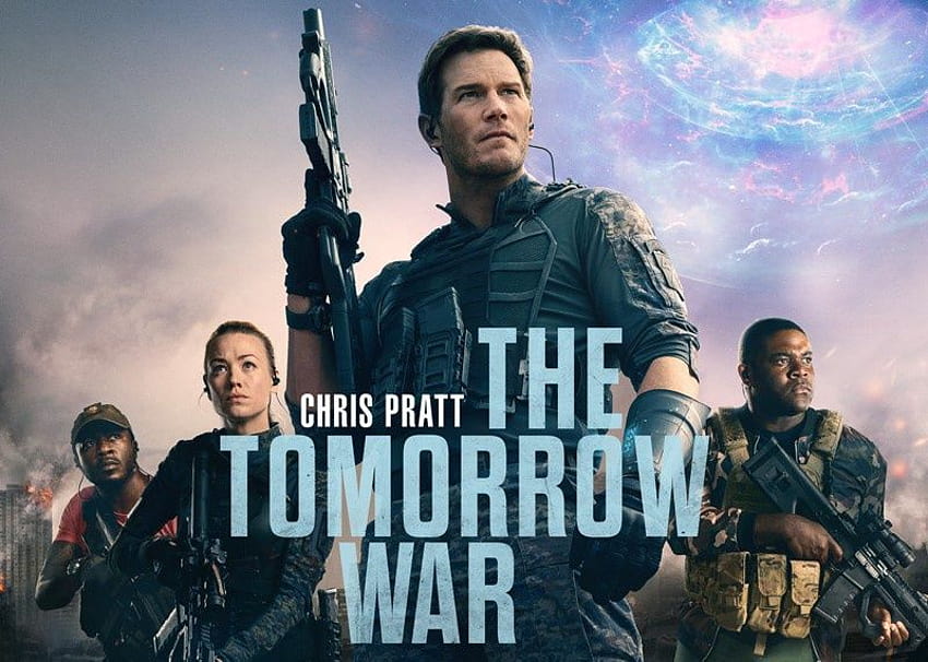 Звездата от The Tomorrow War Крис Прат дразни „Тон екшън и визуален спектакъл“ HD тапет