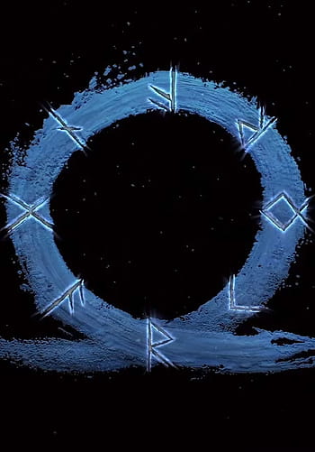 god of war omega symbol wallpaper