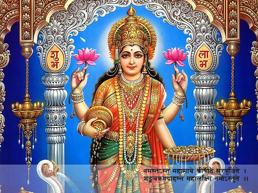 Goddess Gaja Lakshmi Devi, lord laxmi HD wallpaper