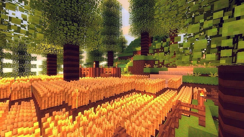 Minecraft shaders backgrounds Group, background minecraft HD wallpaper