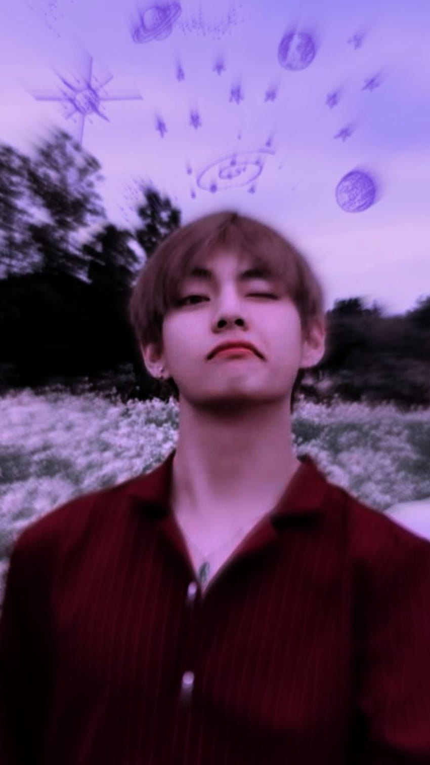 Purple Bts Taehyung And Bts Purple Hd Phone Wallpaper Pxfuel