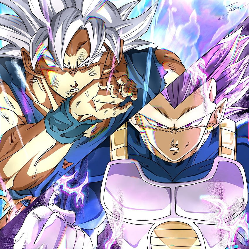 Goku MUI und Vegeta Hakaishin im Jahr 2021, Form von Goku Mui und Vegeta Hakai HD-Handy-Hintergrundbild