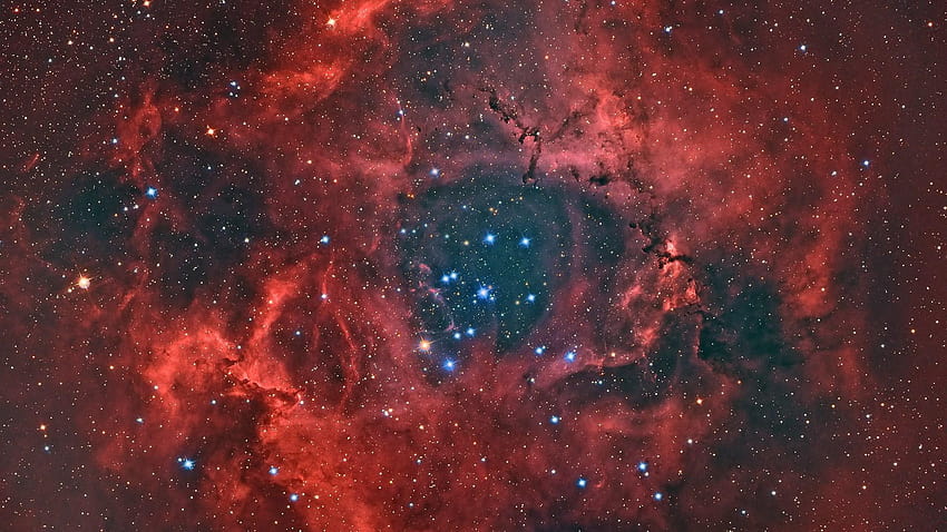 La nebulosa roseta [1920x1080], nebulosa fondo de pantalla