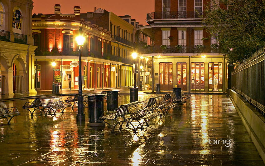 New Orleans, französisches Viertel HD-Hintergrundbild