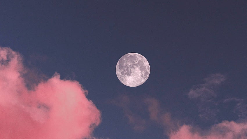 Ästhetischer Mond PC HD-Hintergrundbild