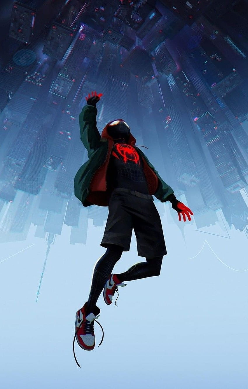 Nike Spider Man, morale Nike Miles Tapeta na telefon HD