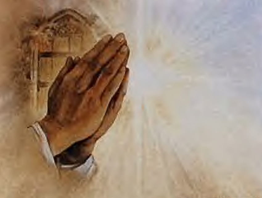Pregare, mano di Gesù Sfondo HD
