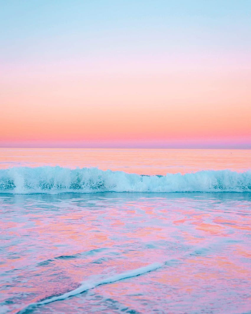 Pastel Ocean มหาสมุทรแห่งสุนทรียะ วอลล์เปเปอร์โทรศัพท์ HD