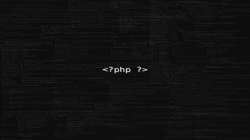 PHP Developer Black, php programmer HD wallpaper