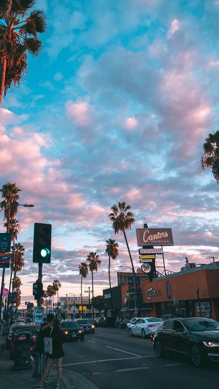 Street Los Angeles by xYaki, summer la HD phone wallpaper