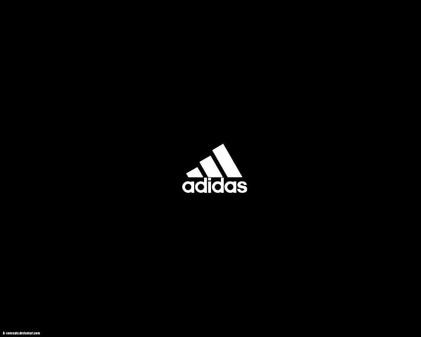 Adidas Logo Branco , Instagram , Fundos, adidas preto papel de parede HD