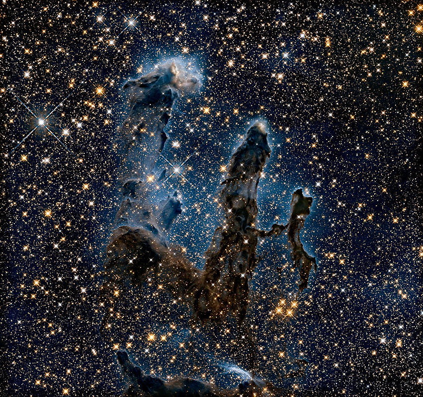 New view of the Pillars of Creation HD wallpaper