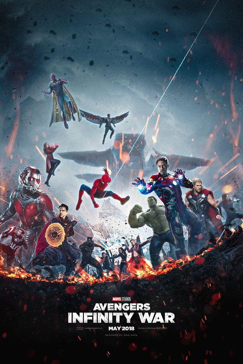 bakikayaa imzalı Avengers: Infinity War Posteri, avengers infinity war HD telefon duvar kağıdı