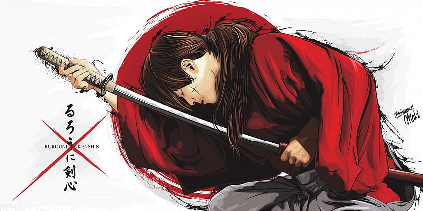 Аниме Rurouni Kenshin Kenshin Himura, филм rurouni kenshin HD тапет