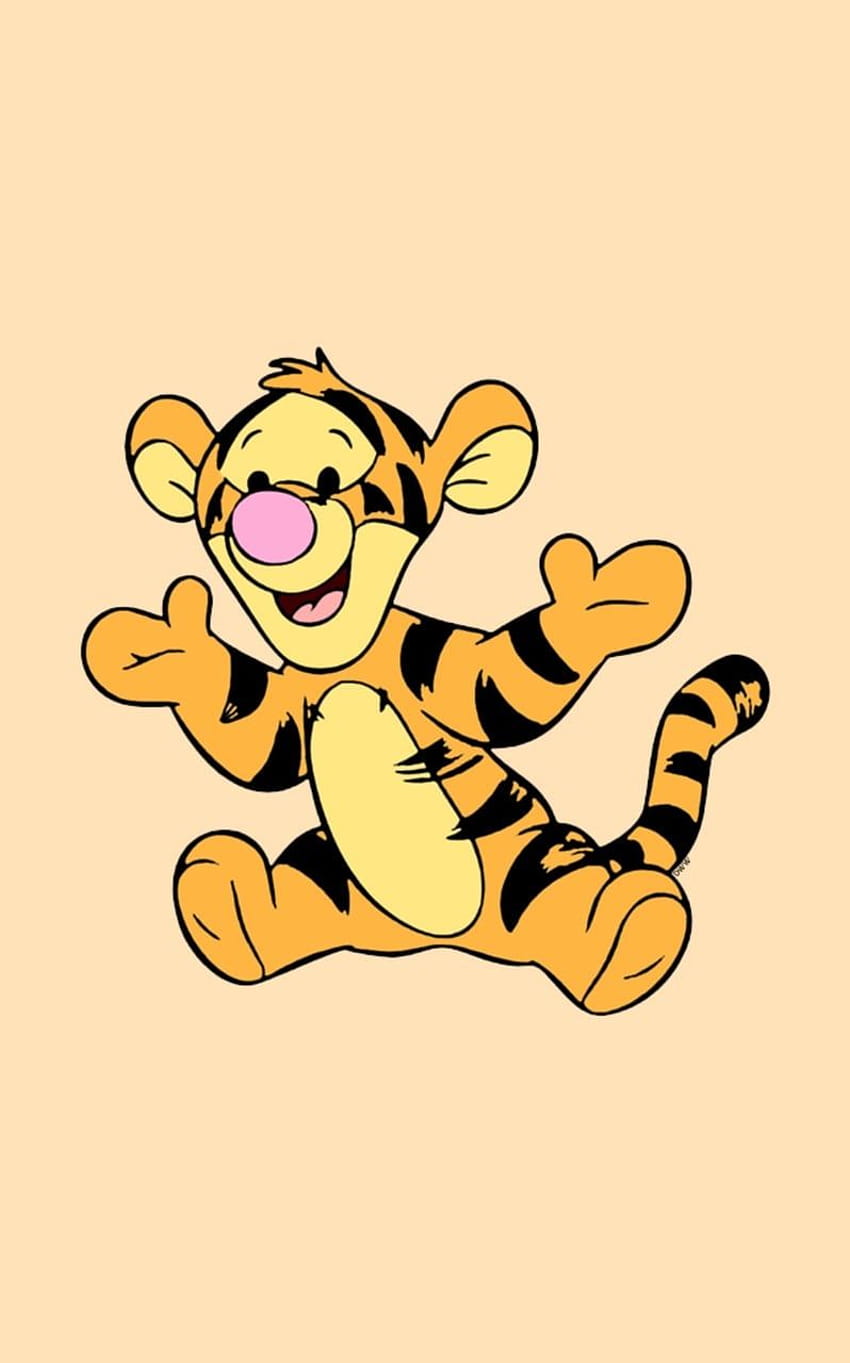 Tygrysek, słodki Kubuś Puchatek Tapeta na telefon HD